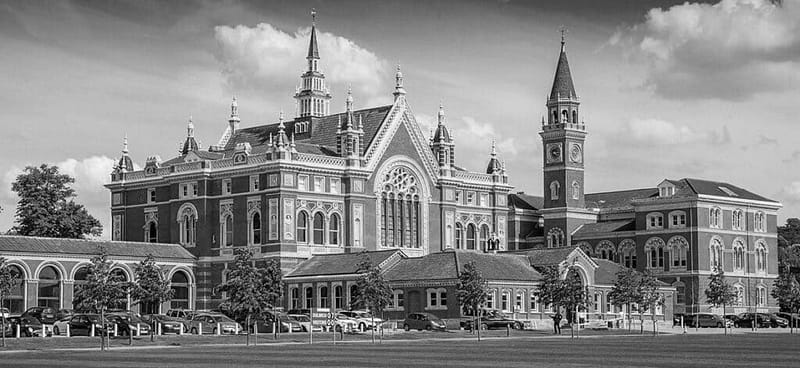 Nigel Farage at Dulwich College, where he attended school in the late 1970s and early 1980s