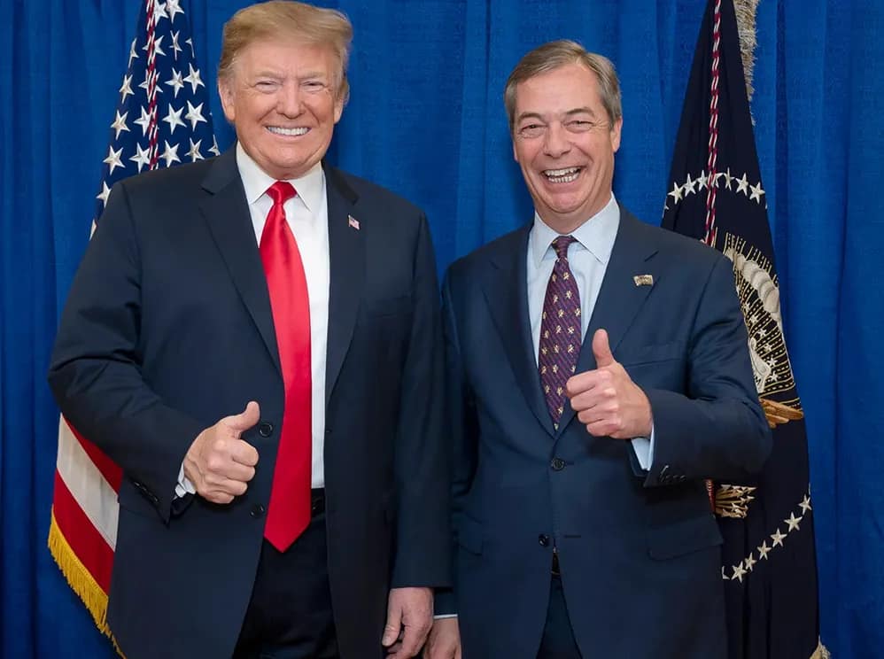 Farage Trump Links